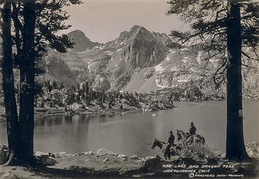 rae lake and dragon peak